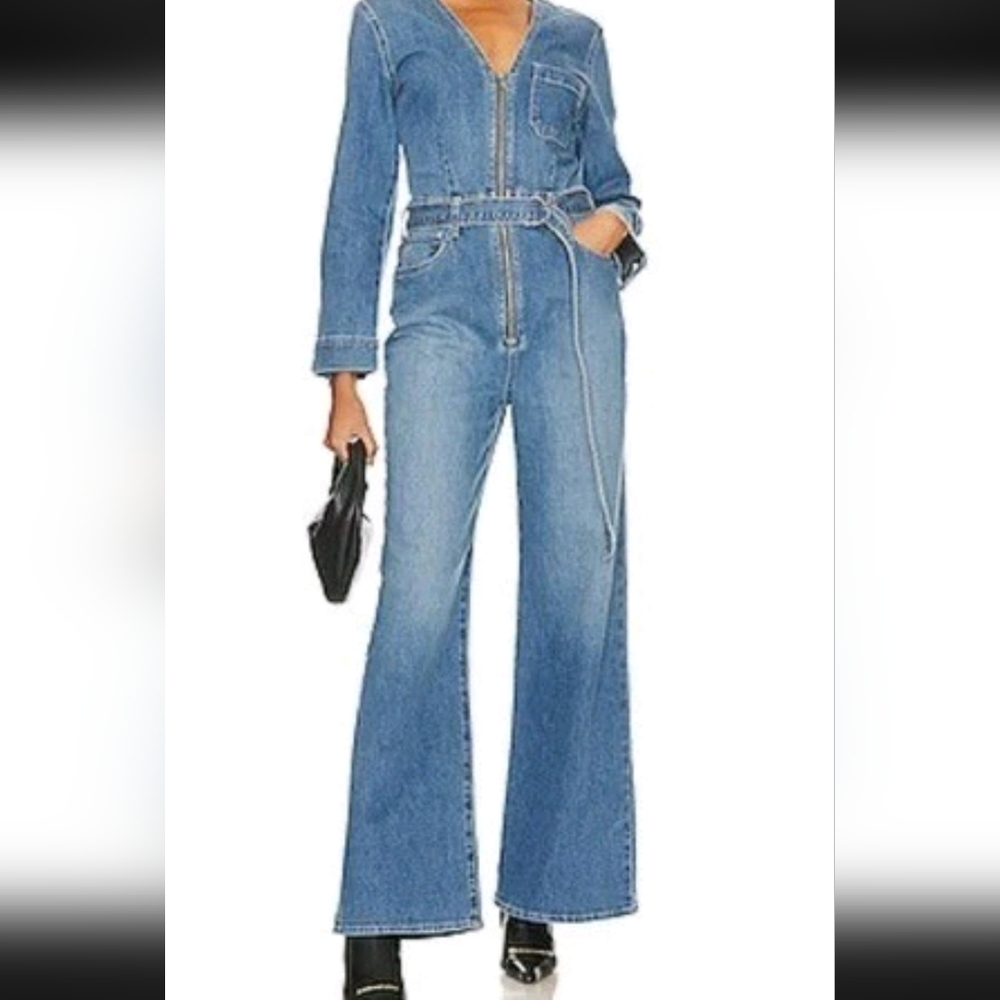 ETICA DENIM JUMPSUIT SIZE L